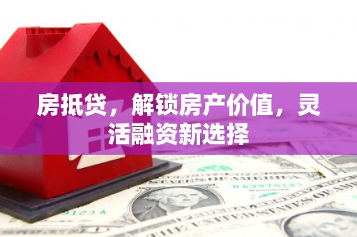 阳春房抵贷，解锁房产价值，灵活融资新选择