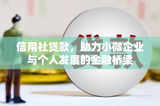 阳春信用社贷款，助力小微企业与个人发展的金融桥梁