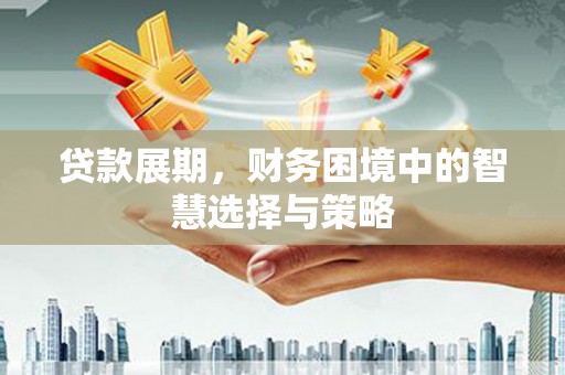 阳春贷款展期，财务困境中的智慧选择与策略