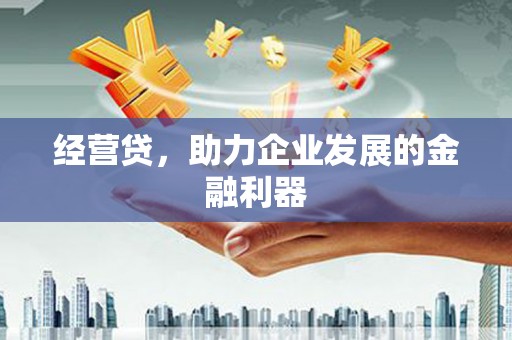 阳春经营贷，助力企业发展的金融利器