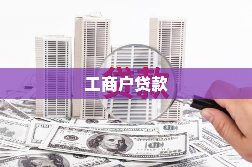 阳春工商户贷款