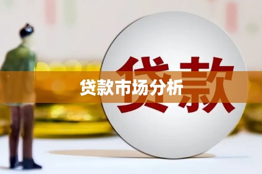 阳春贷款市场分析