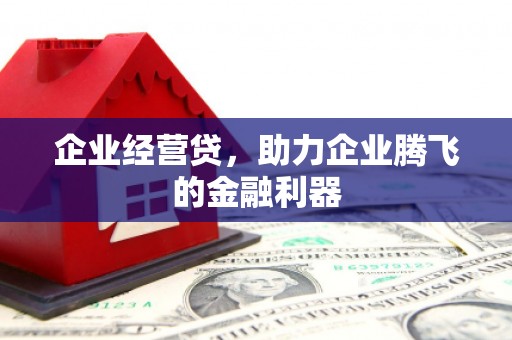 阳春企业经营贷，助力企业腾飞的金融利器