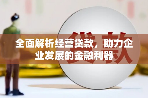 阳春全面解析经营贷款，助力企业发展的金融利器