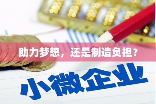 阳春助力梦想，还是制造负担？