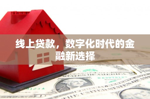 阳春线上贷款，数字化时代的金融新选择