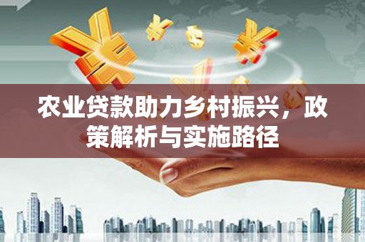 阳春农业贷款助力乡村振兴，政策解析与实施路径