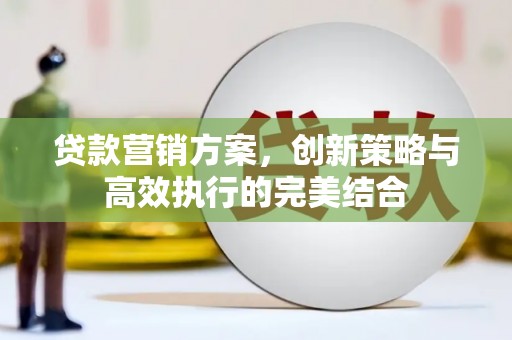 阳春贷款营销方案，创新策略与高效执行的完美结合