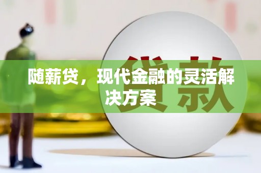 阳春随薪贷，现代金融的灵活解决方案