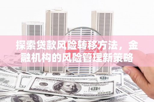 阳春探索贷款风险转移方法，金融机构的风险管理新策略