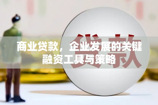 阳春商业贷款，企业发展的关键融资工具与策略