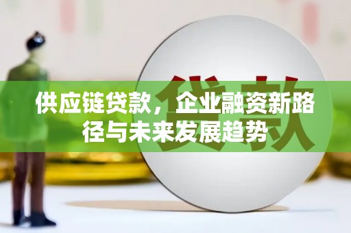 阳春供应链贷款，企业融资新路径与未来发展趋势