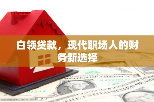 阳春白领贷款，现代职场人的财务新选择