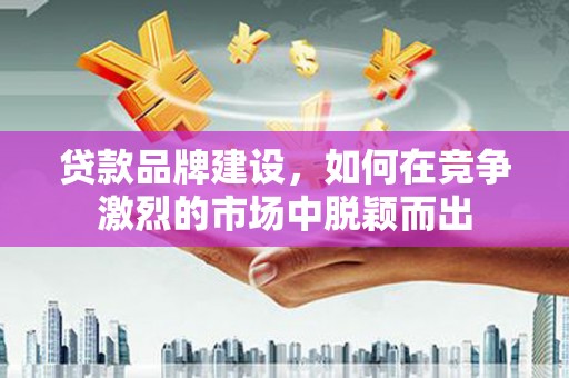 阳春贷款品牌建设，如何在竞争激烈的市场中脱颖而出