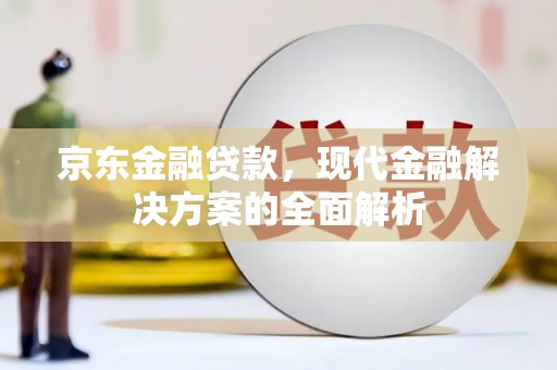 阳春京东金融贷款，现代金融解决方案的全面解析