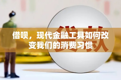 阳春借呗，现代金融工具如何改变我们的消费习惯