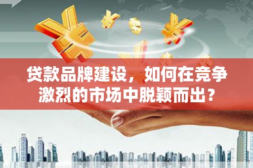 阳春贷款品牌建设，如何在竞争激烈的市场中脱颖而出？