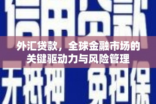 阳春外汇贷款，全球金融市场的关键驱动力与风险管理