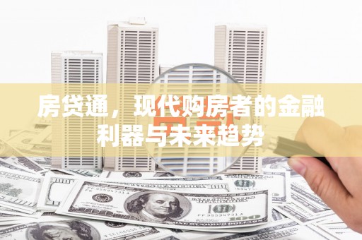 阳春房贷通，现代购房者的金融利器与未来趋势