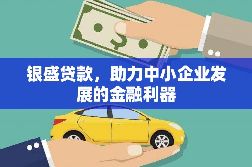 阳春银盛贷款，助力中小企业发展的金融利器