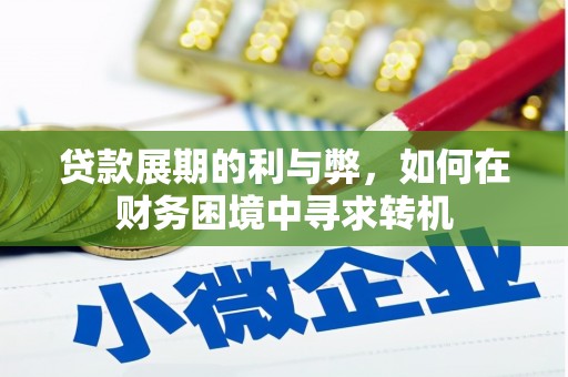 阳春贷款展期的利与弊，如何在财务困境中寻求转机
