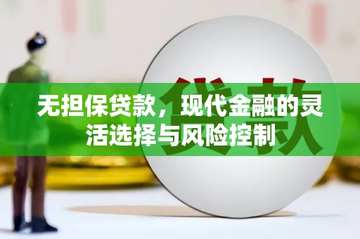 阳春无担保贷款，现代金融的灵活选择与风险控制