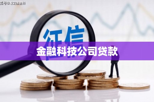 阳春金融科技公司贷款