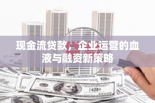 阳春现金流贷款，企业运营的血液与融资新策略
