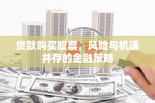 阳春贷款购买股票，风险与机遇并存的金融策略