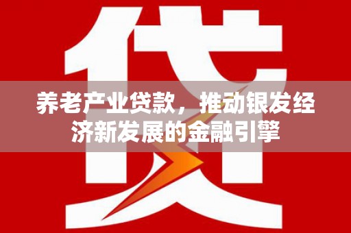 阳春养老产业贷款，推动银发经济新发展的金融引擎