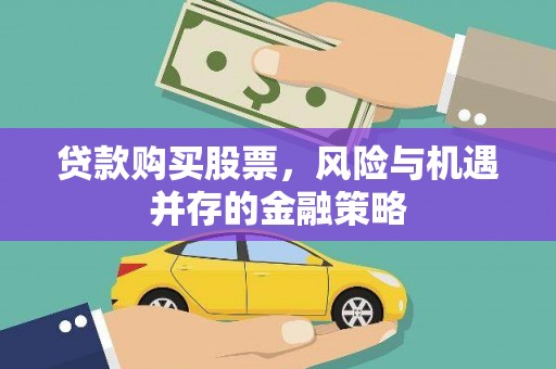 阳春贷款购买股票，风险与机遇并存的金融策略