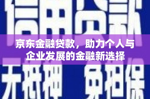 阳春京东金融贷款，助力个人与企业发展的金融新选择