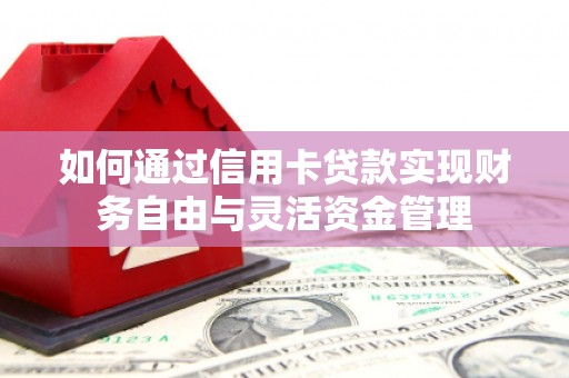 阳春如何通过信用卡贷款实现财务自由与灵活资金管理