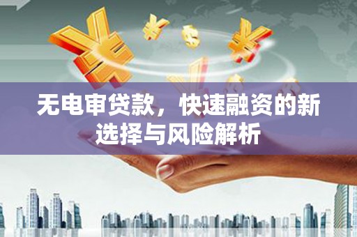 阳春无电审贷款，快速融资的新选择与风险解析