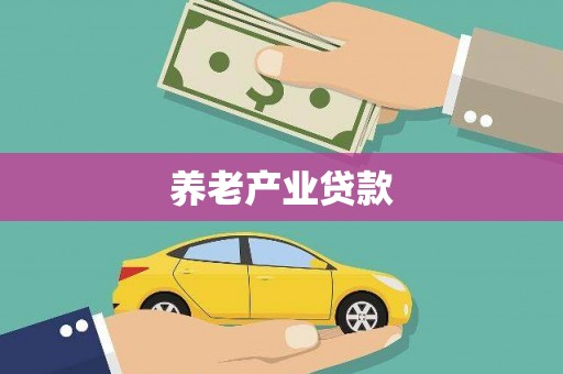 阳春养老产业贷款