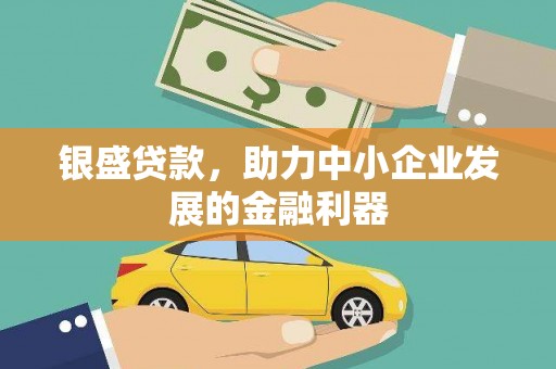 阳春银盛贷款，助力中小企业发展的金融利器