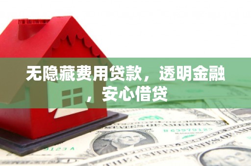 阳春无隐藏费用贷款，透明金融，安心借贷