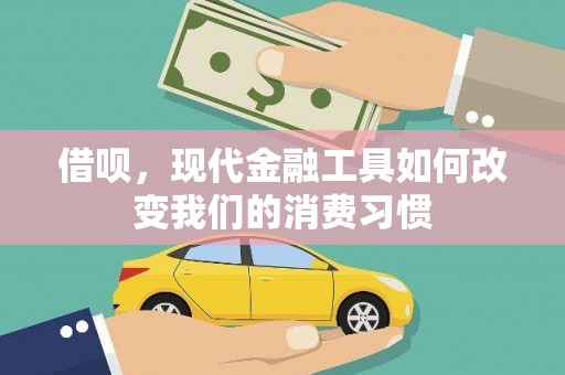 阳春借呗，现代金融工具如何改变我们的消费习惯
