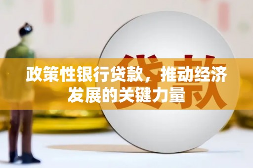 阳春政策性银行贷款，推动经济发展的关键力量