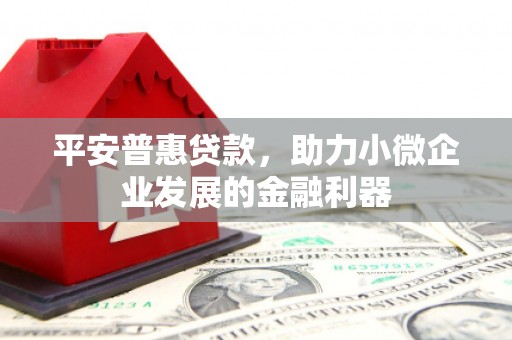 阳春平安普惠贷款，助力小微企业发展的金融利器
