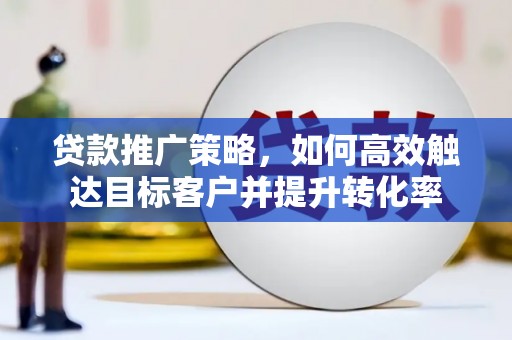 阳春贷款推广策略，如何高效触达目标客户并提升转化率