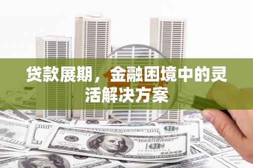 阳春贷款展期，金融困境中的灵活解决方案