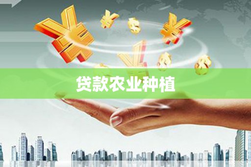 阳春贷款农业种植