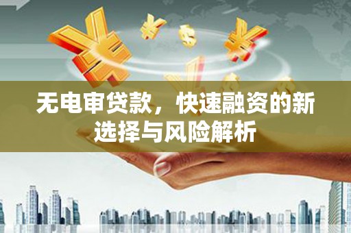 阳春无电审贷款，快速融资的新选择与风险解析