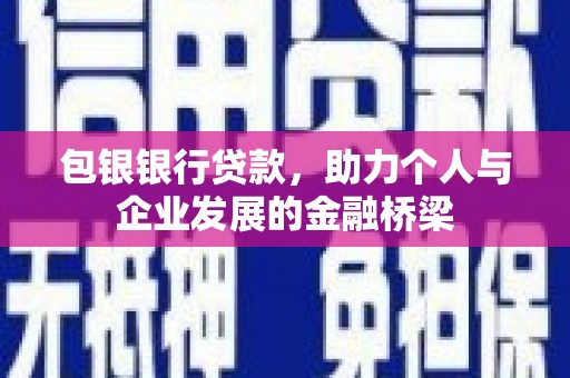 阳春包银银行贷款，助力个人与企业发展的金融桥梁
