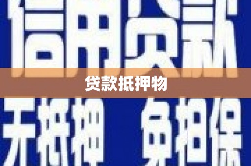 阳春贷款抵押物