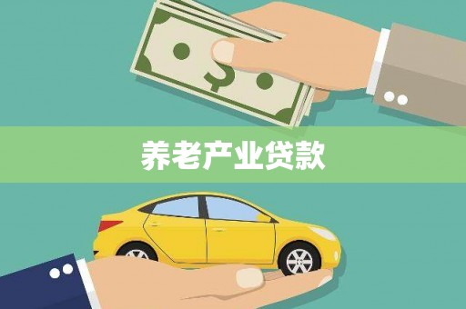 阳春养老产业贷款