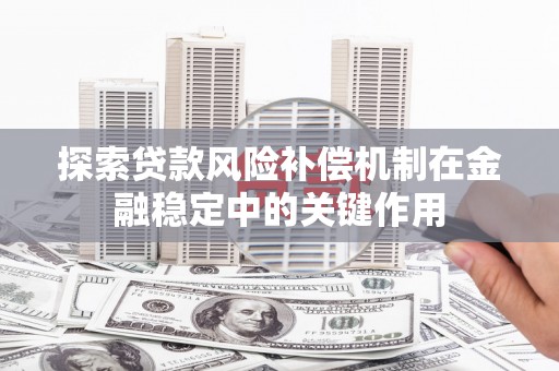 阳春探索贷款风险补偿机制在金融稳定中的关键作用