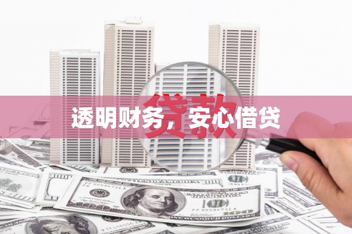阳春透明财务，安心借贷