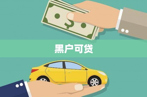 阳春黑户可贷